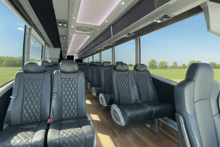 coach bus in Dubuque